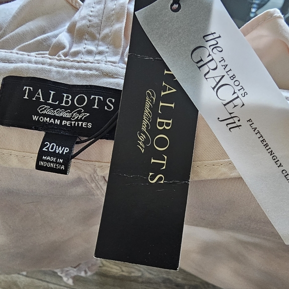 Talbots 20wp lightweight peachy pink cotton stretch ruffled blazer NWT - Picture 5 of 7